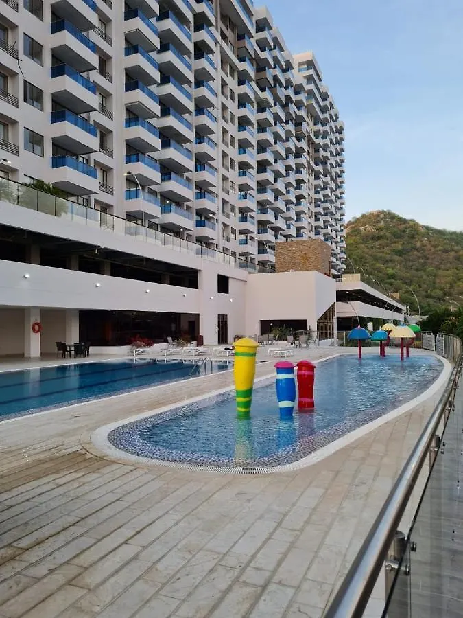 Apartamento en Samaria Club de Playa Privada Salida Directa al Mar en Pozos Colorados cerca a Zazue, Estelar, Playa Bello Horizonte, Cabo Tortuga Santa Marta