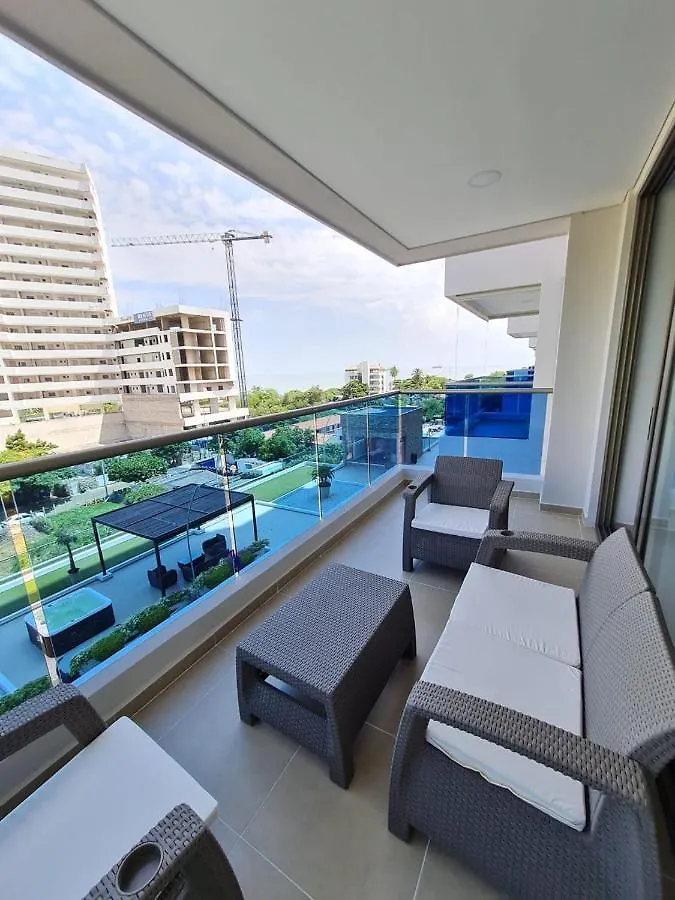 شقة Apartamento En Samaria Club De Playa Privada Salida Directa Al Mar En Pozos Colorados Cerca A Zazue, Estelar, Playa Bello Horizonte, Cabo Tortuga #1 سانتا مارتا كولومبيا