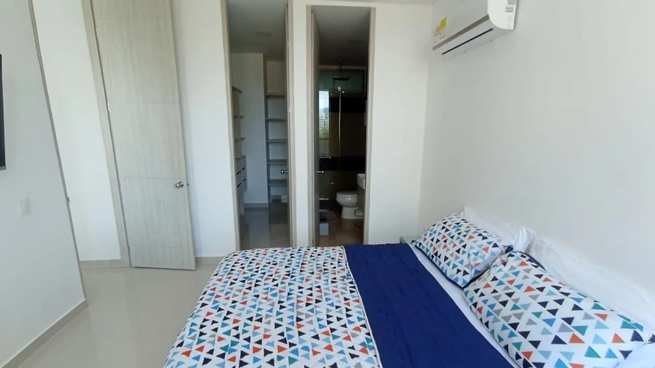 Apartamento En Samaria Club De Playa Privada Salida Directa Al Mar En Pozos Colorados Cerca A Zazue, Estelar, Playa Bello Horizonte, Cabo Tortuga #1 سانتا مارتا